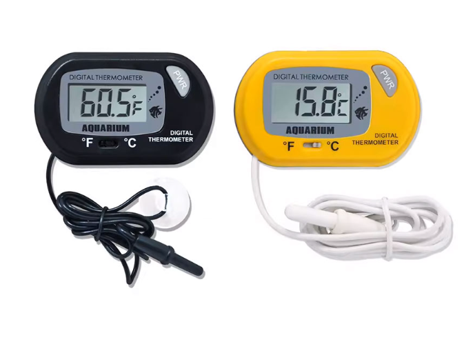 Digital Waterproof Aquarium Thermometer with Suction Cup for Reptile and Turtle Tanks