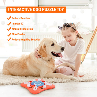 Interactive Dog Puzzle Toy - IQ Training & Treat Dispenser