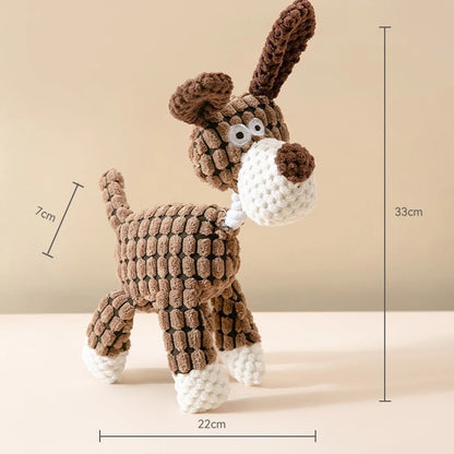 Interactive Donkey Plush Toy – Cotton Rope Toy for Dogs & Cats