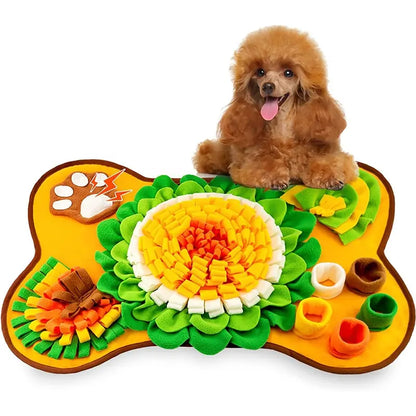 Interactive Dog Snuffle Mat - Foraging, Training & Slow Feeding Pet Toy