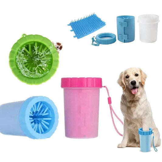 Portable Silicone Pet Paw Cleaner - Cats & Dogs Paw Washing Cup