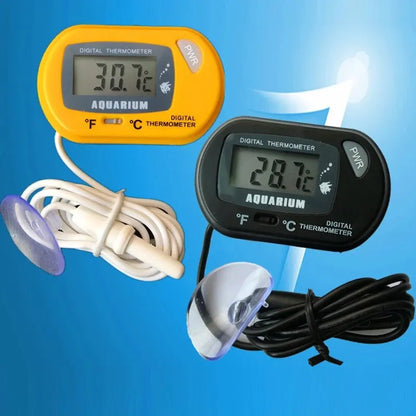 Digital Waterproof Aquarium Thermometer with Suction Cup for Reptile and Turtle Tanks