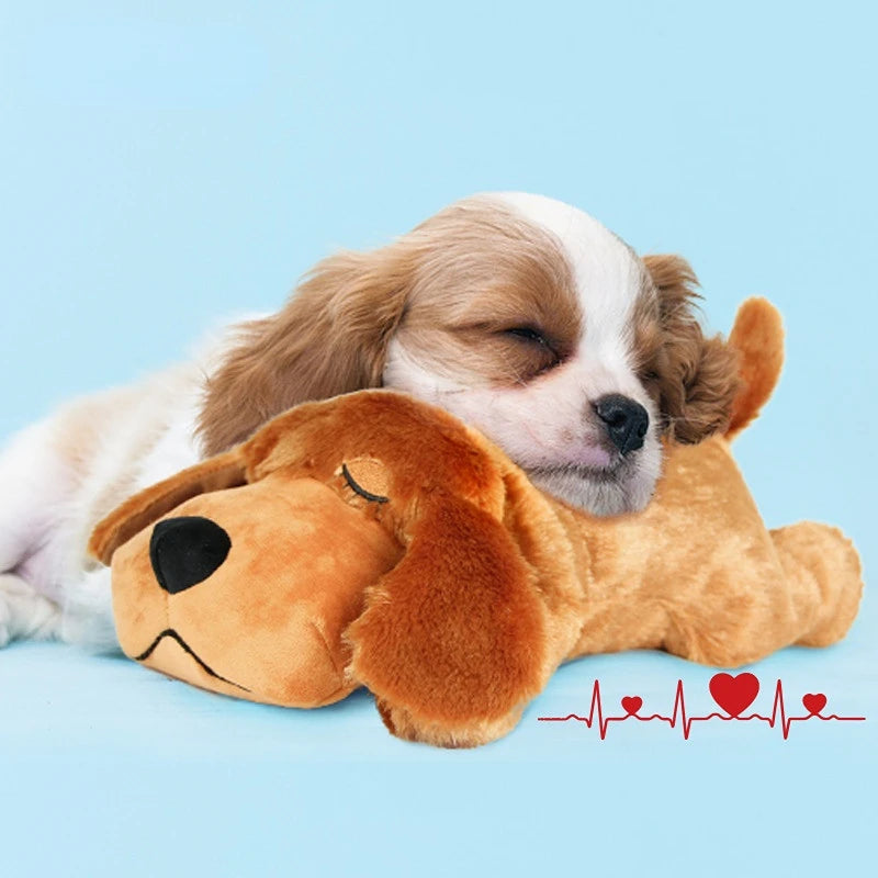 Heartbeat Plush Dog Toy – Anxiety Relief & Training Aid for Puppies