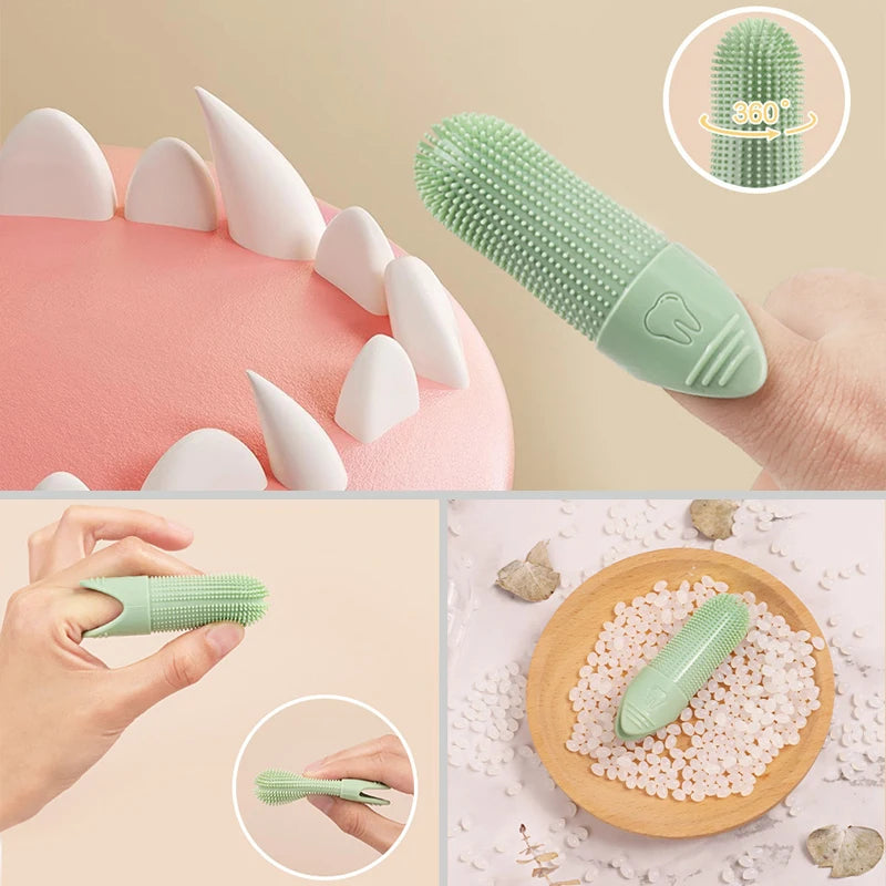 360° Soft Dog & Cat Toothbrush - Dental Care & Plaque Removal