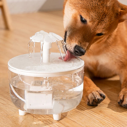 Cat and Dog Water Fountain – Quiet, Filtered Automatic Pet Bowl