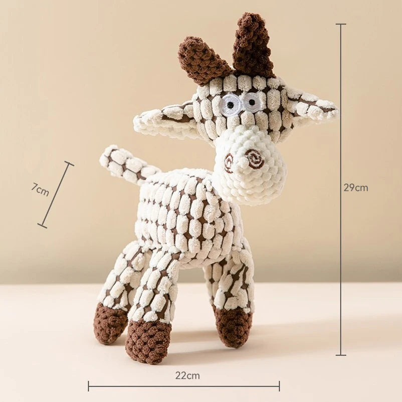 Interactive Donkey Plush Toy – Cotton Rope Toy for Dogs & Cats