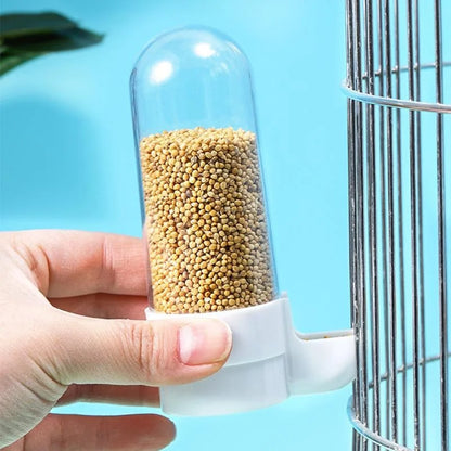 Hanging Pet Feeder & Water Dispenser - Squirrel and Bird Cage Food Box Accessories