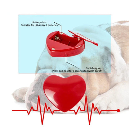 Heartbeat Plush Dog Toy – Anxiety Relief & Training Aid for Puppies