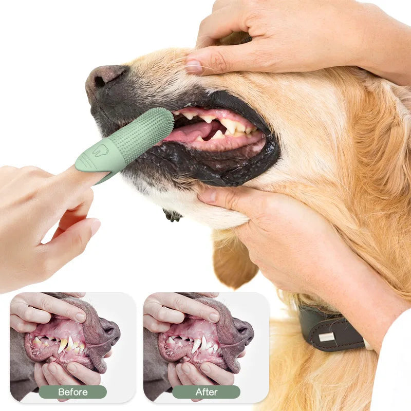 360° Soft Dog & Cat Toothbrush - Dental Care & Plaque Removal