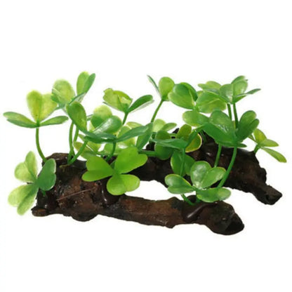 Artificial Driftwood Tree Trunk - Aquarium & Reptile Tank Decoration with Roots