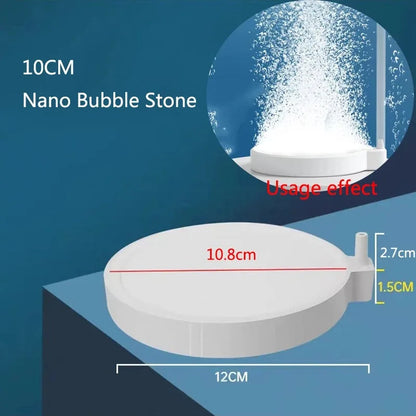 Nano Air Stone Disc – Aquarium Bubble Diffuser & Oxygen Pump