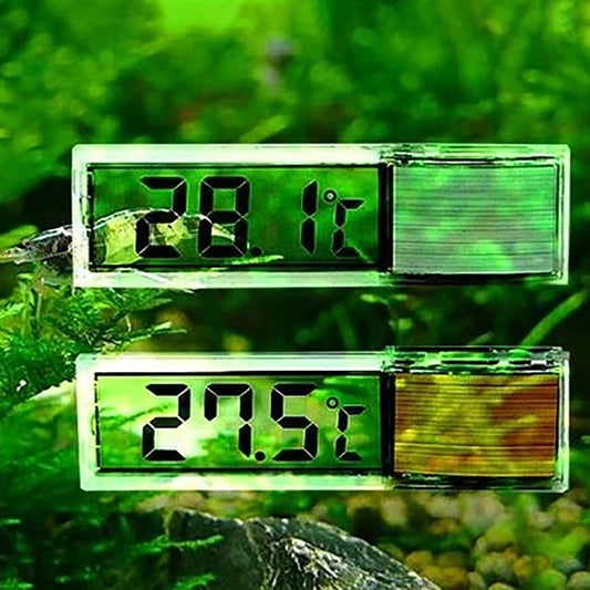 Waterproof Digital LCD Aquarium Thermometer - 3D Temperature Meter for Fish & Turtle Tanks