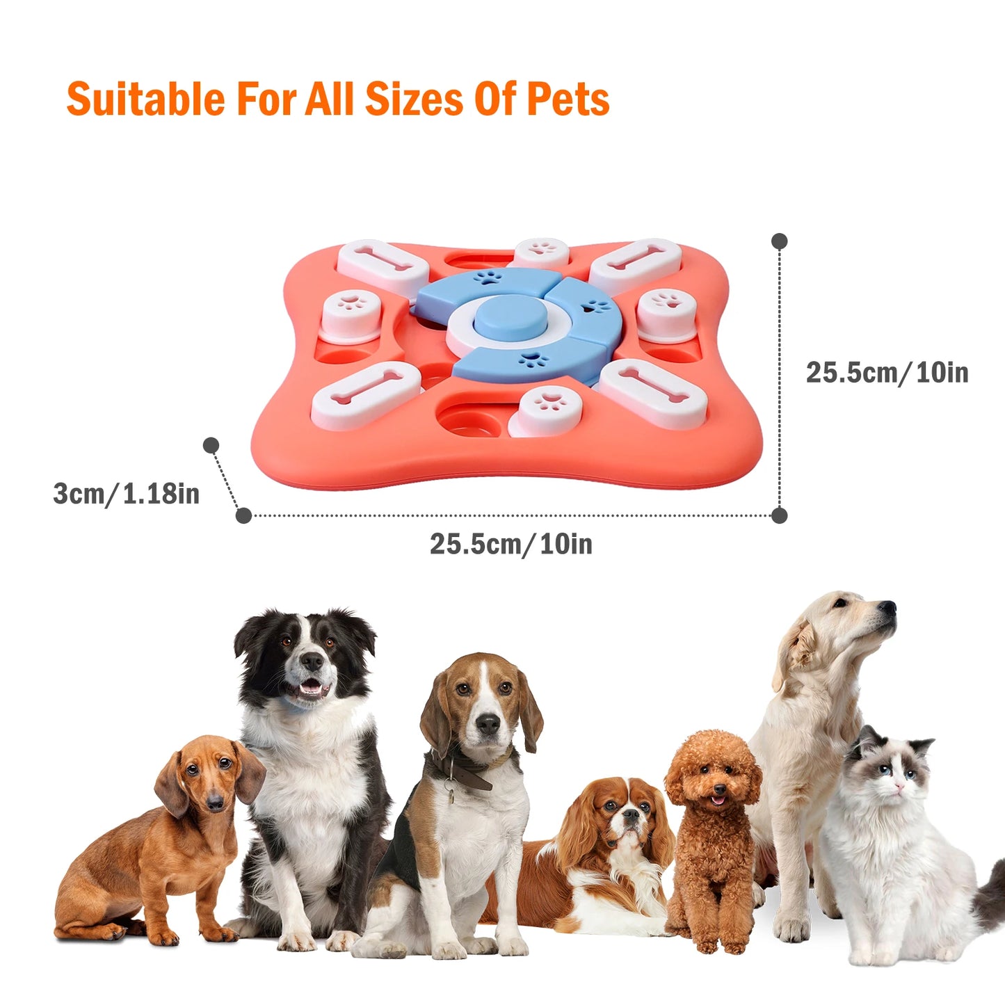 Interactive Dog Puzzle Toy - IQ Training & Treat Dispenser